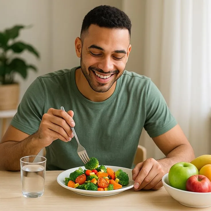 Inviting table setting for conversation over food